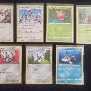 Pokemon Trading Card Collection - Yellow, Green, Red, Blue